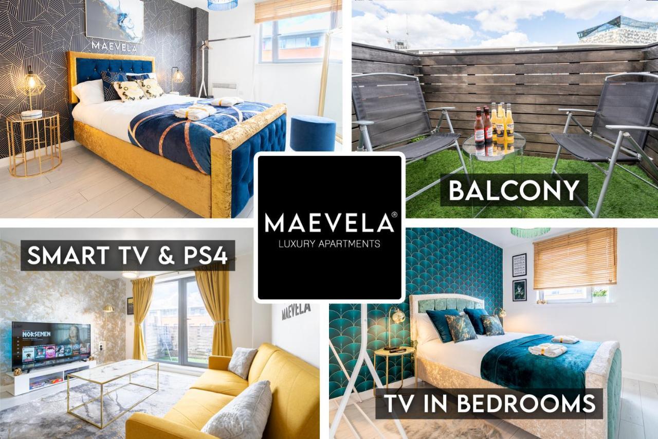 Maevela Apartments - Ultra Lavish Luxury 2 Bed Apartment City Centre - With Balcony - Free Secure Parking - Ps4 & Smart Tv'S Birmingham Extérieur photo